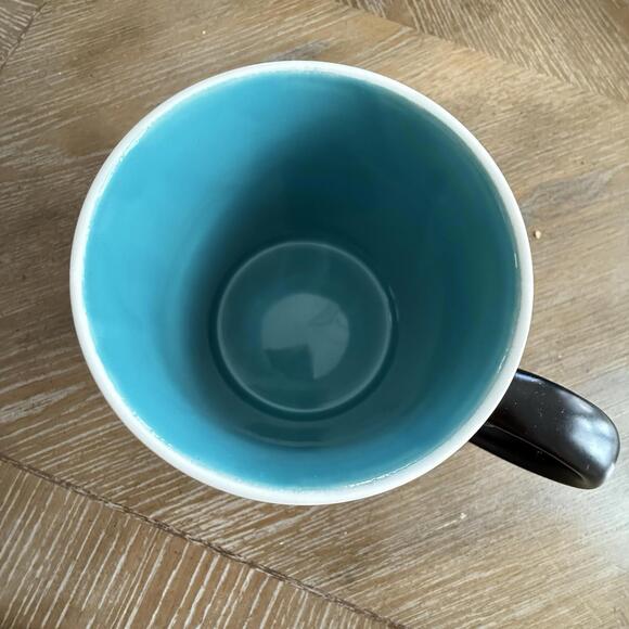 Spectrum Black Coffee Mug Embossed Cats Ceramic 16 Oz - Picture 3 of 5